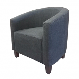 Dark Grey Tub Chair